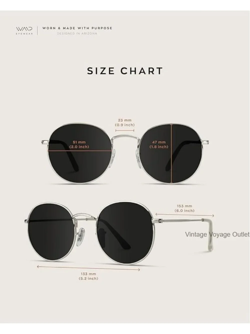 Round Trendy Sunglasses Polarized UV Protection Stainless Steel Hinges